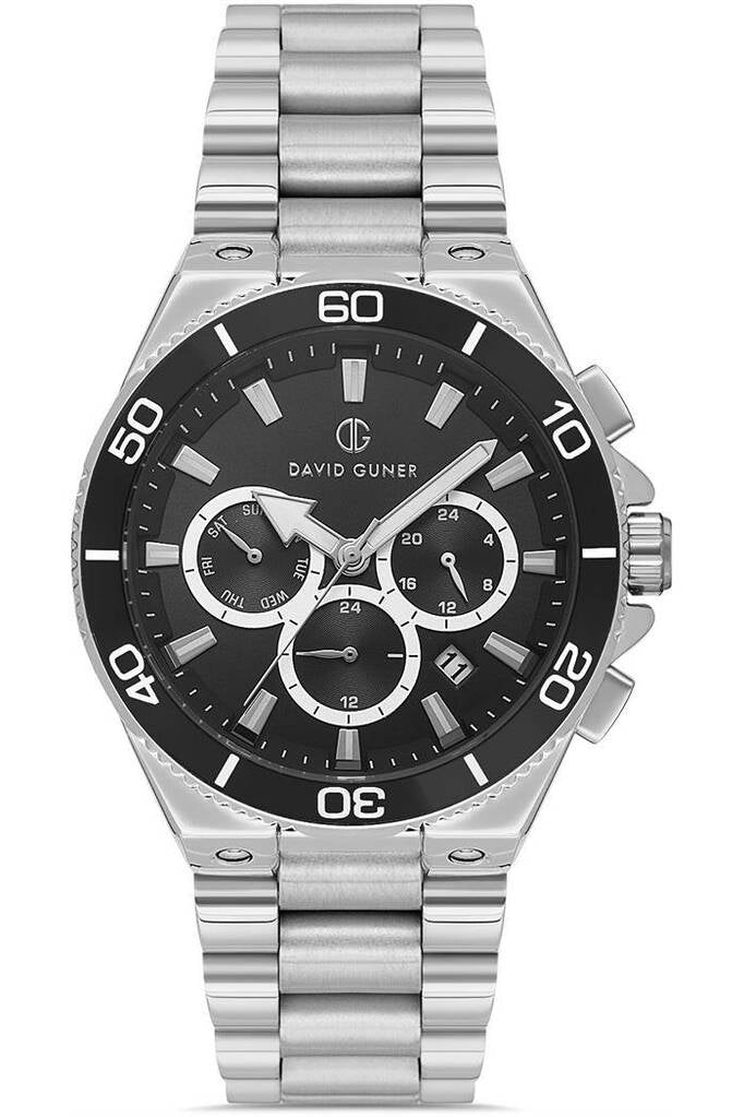 DAVID GUNER ERKEK KOL SAATİ / GÜMÜŞ