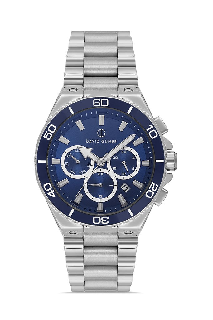 DAVID GUNER ERKEK KOL SAATİ / GÜMÜŞ