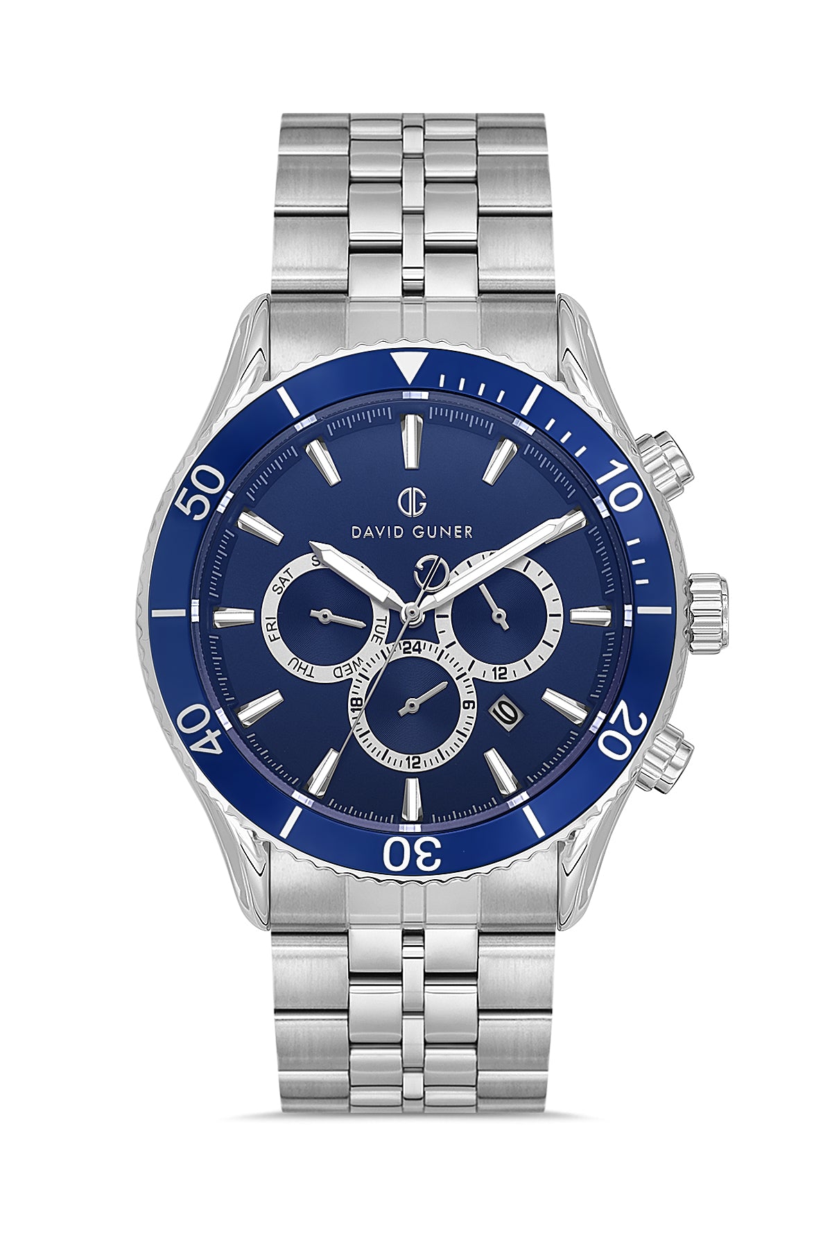 DAVID GUNER ERKEK KOL SAATİ / GÜMÜŞ