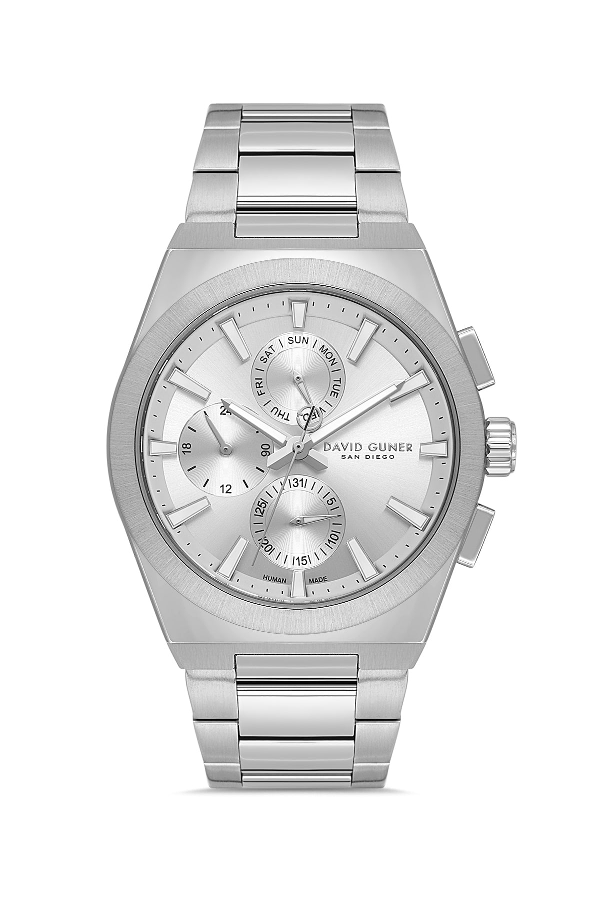 DAVID GUNER ERKEK KOL SAATİ / GÜMÜŞ