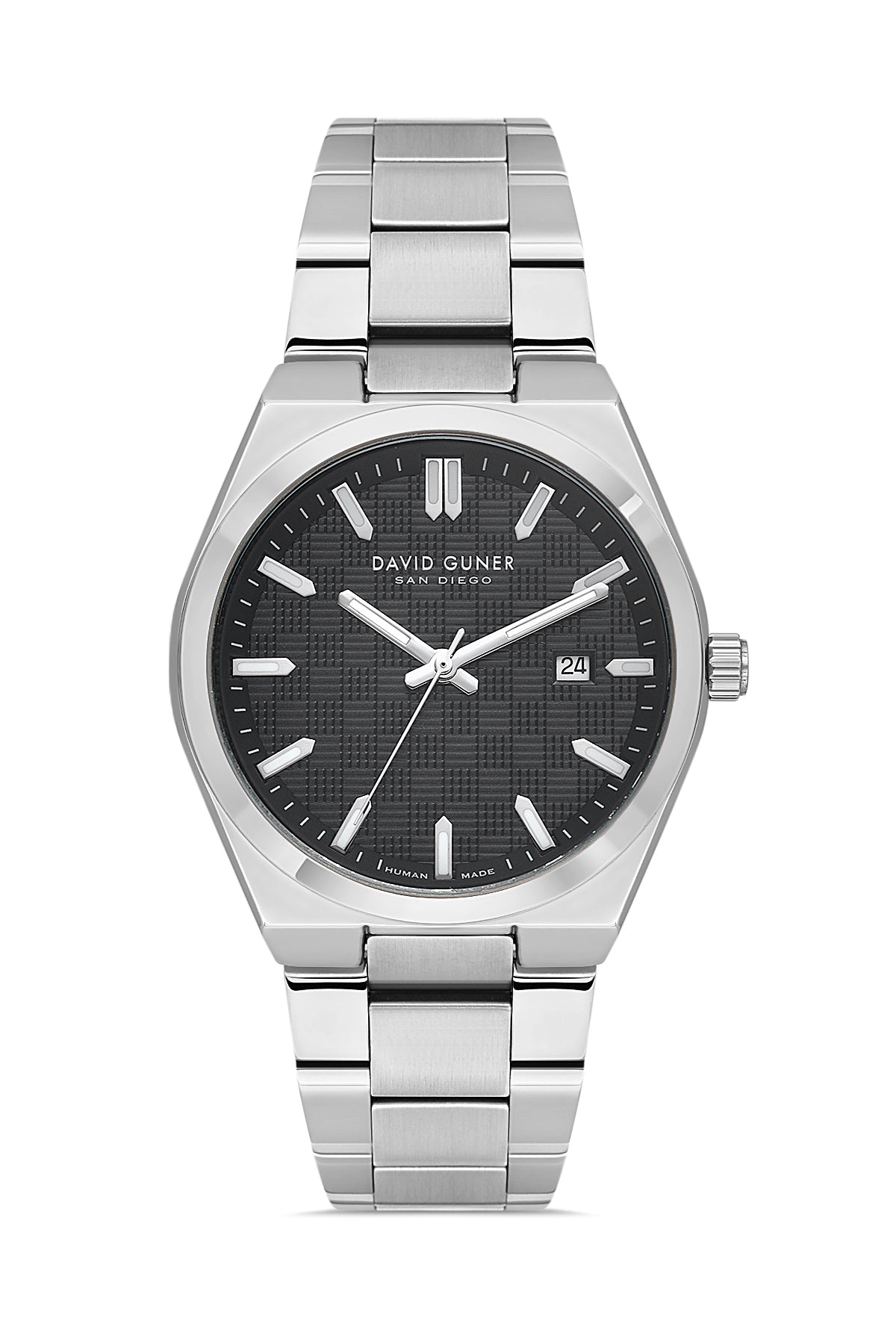 DAVID GUNER ERKEK KOL SAATİ / GÜMÜŞ
