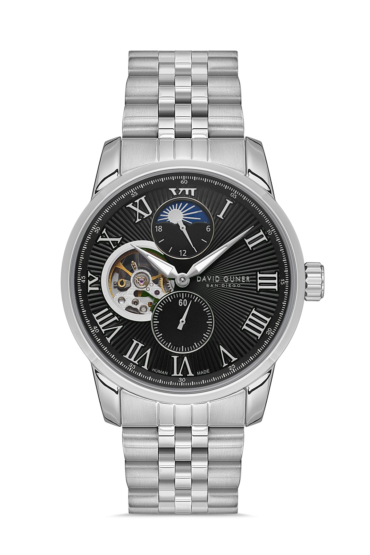 DAVID GUNER ERKEK KOL SAATİ / GÜMÜŞ