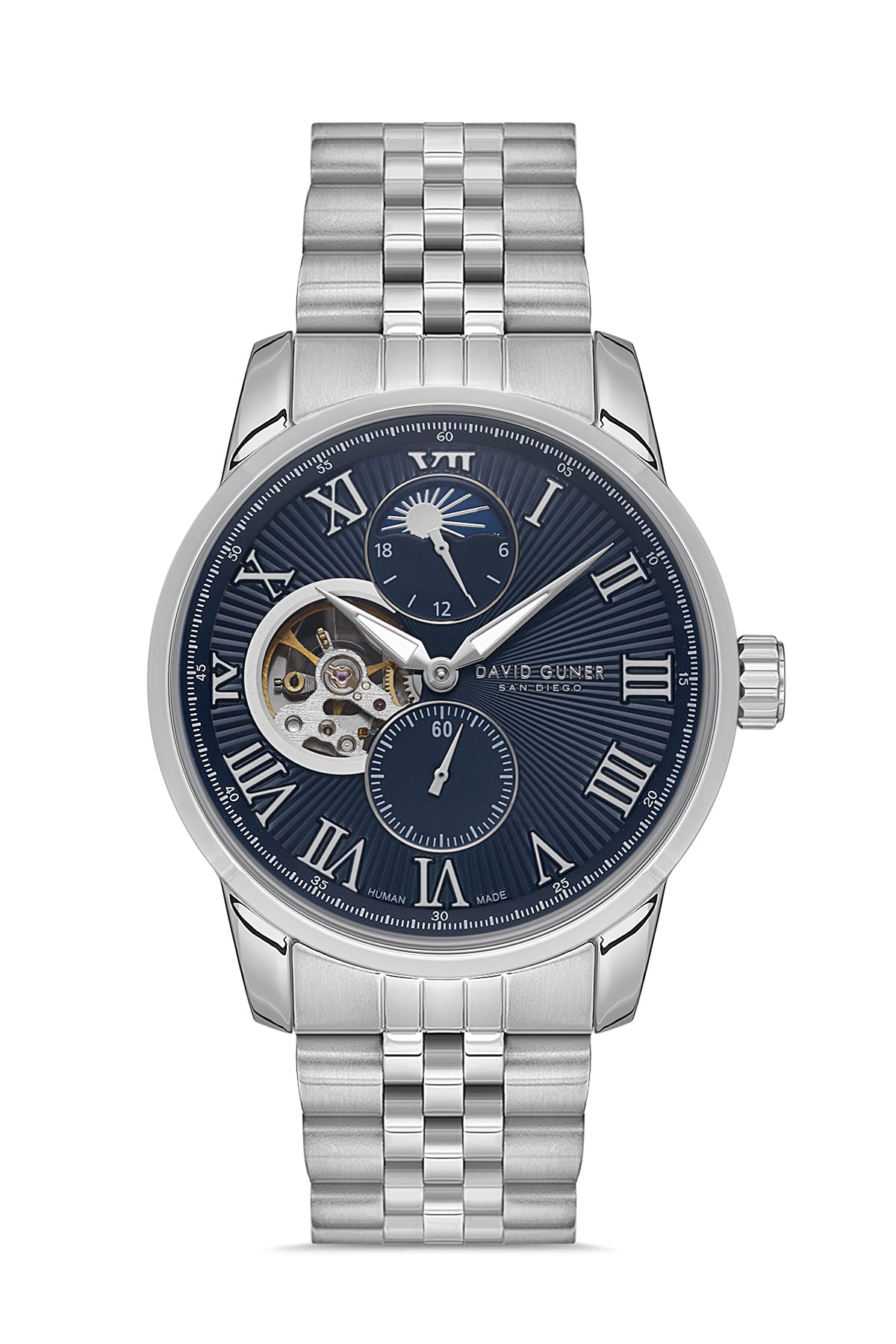 DAVID GUNER ERKEK KOL SAATİ / GÜMÜŞ