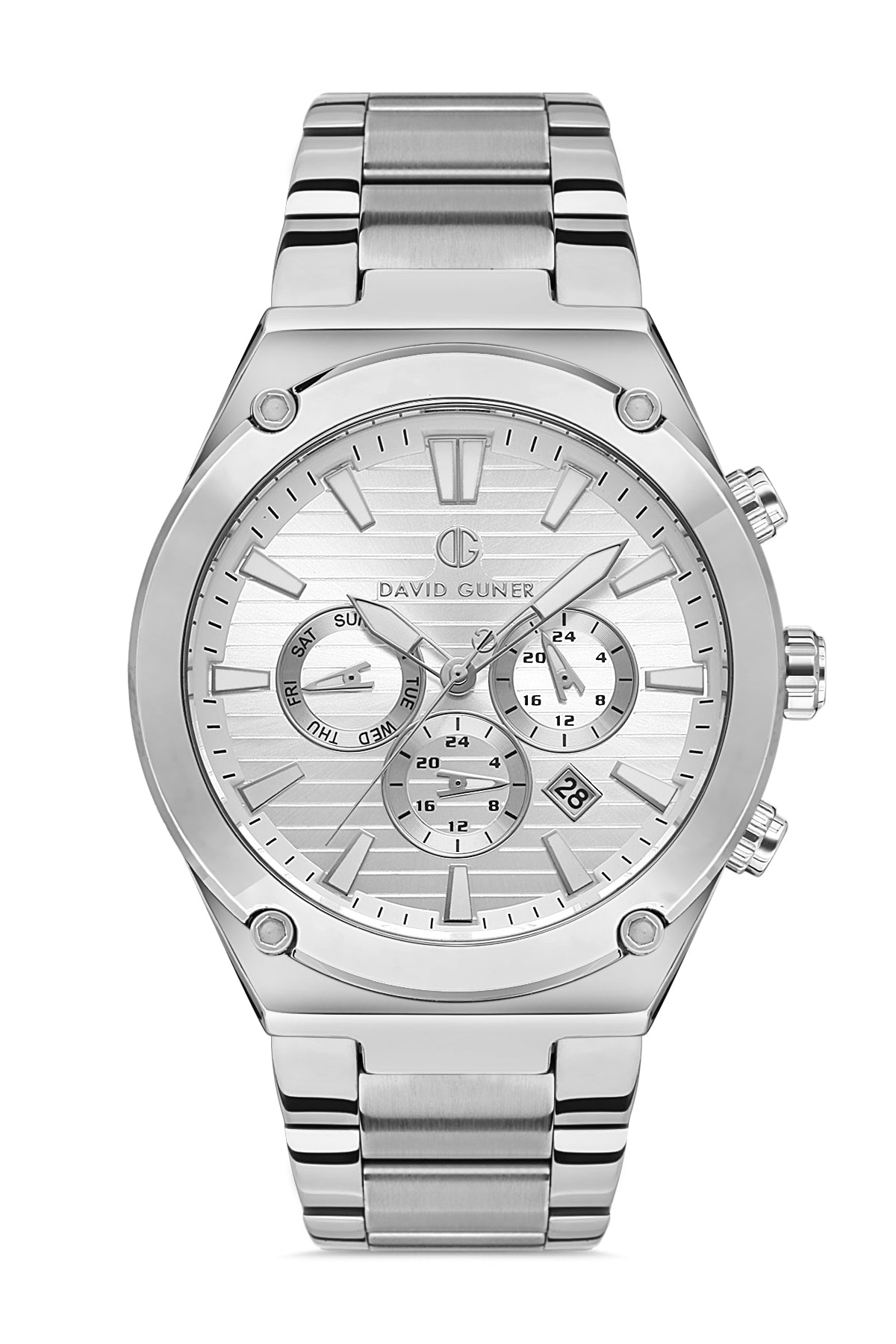 DAVID GUNER ERKEK KOL SAATİ / GÜMÜŞ