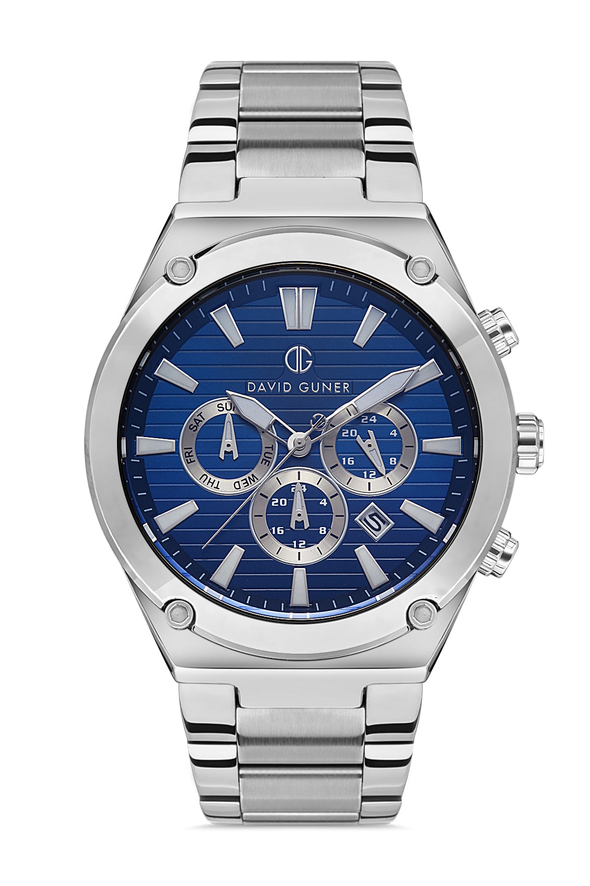 DAVID GUNER ERKEK KOL SAATİ / GÜMÜŞ
