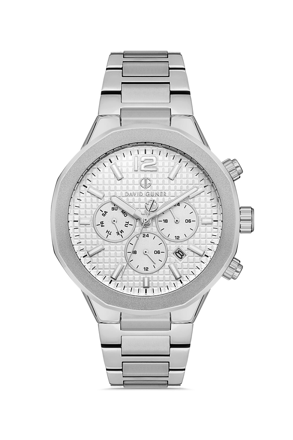 DAVID GUNER ERKEK KOL SAATİ / GÜMÜŞ