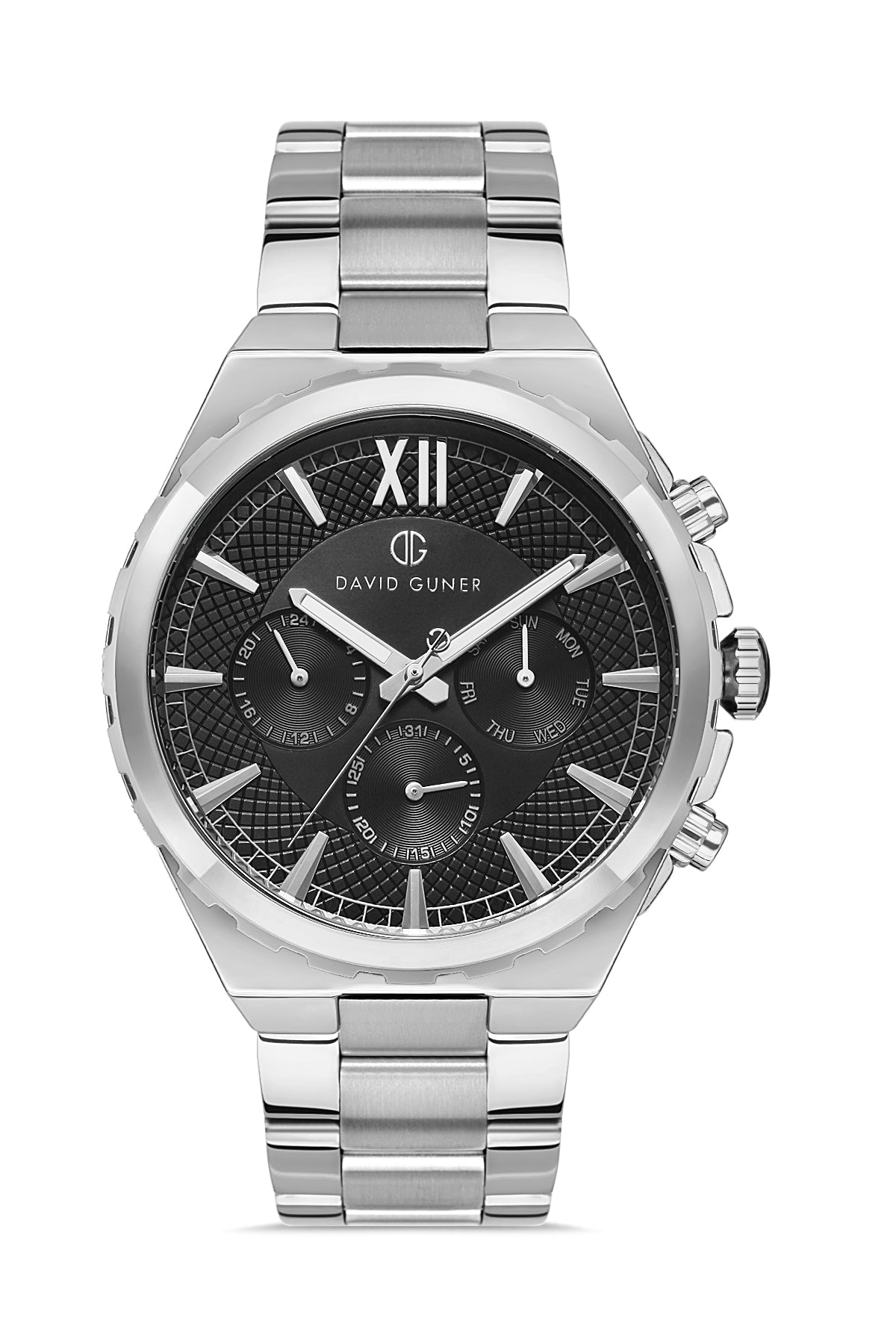 DAVID GUNER ERKEK KOL SAATİ / GÜMÜŞ