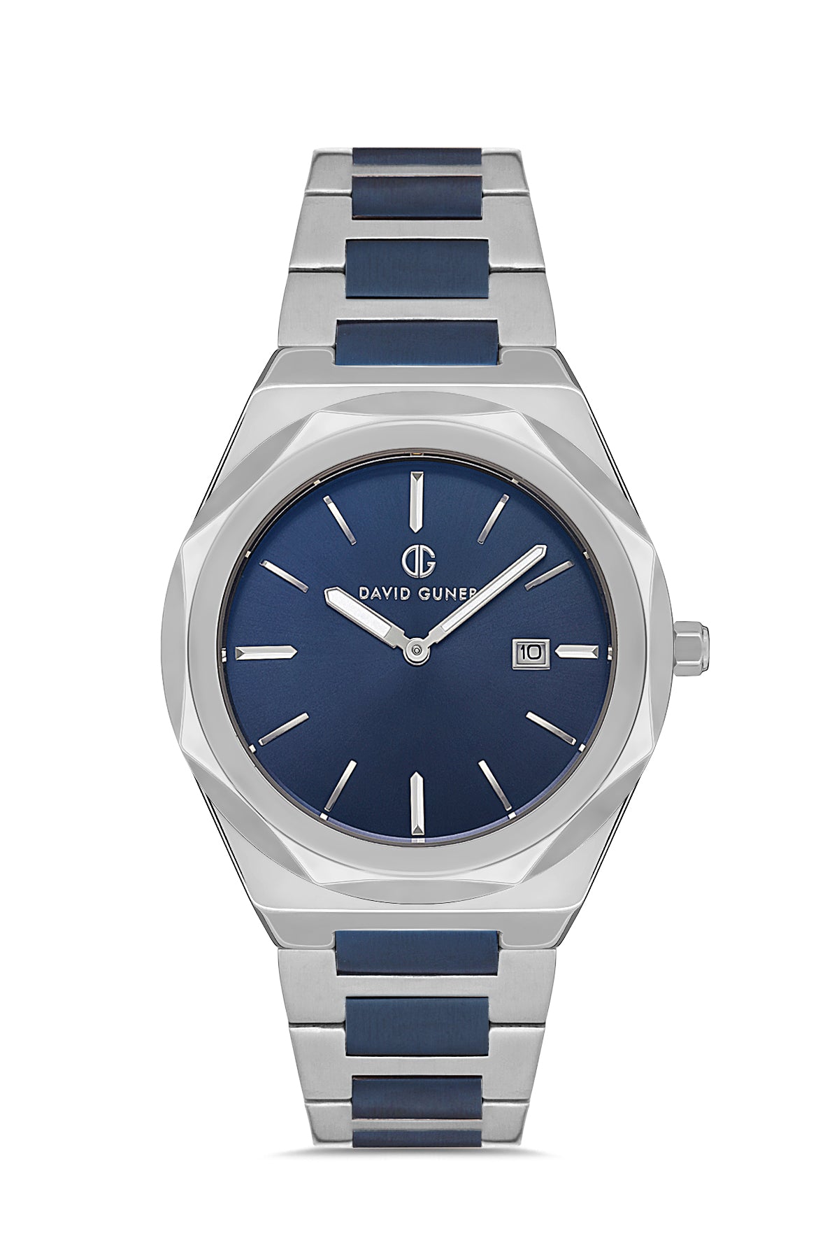 DAVID GUNER ERKEK KOL SAATİ / GÜMÜŞ MAVİ