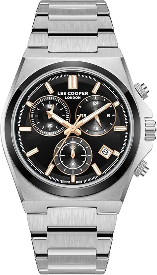 LEE COOPER Erkek KOL SAATİ / SİLVER - SİYAH