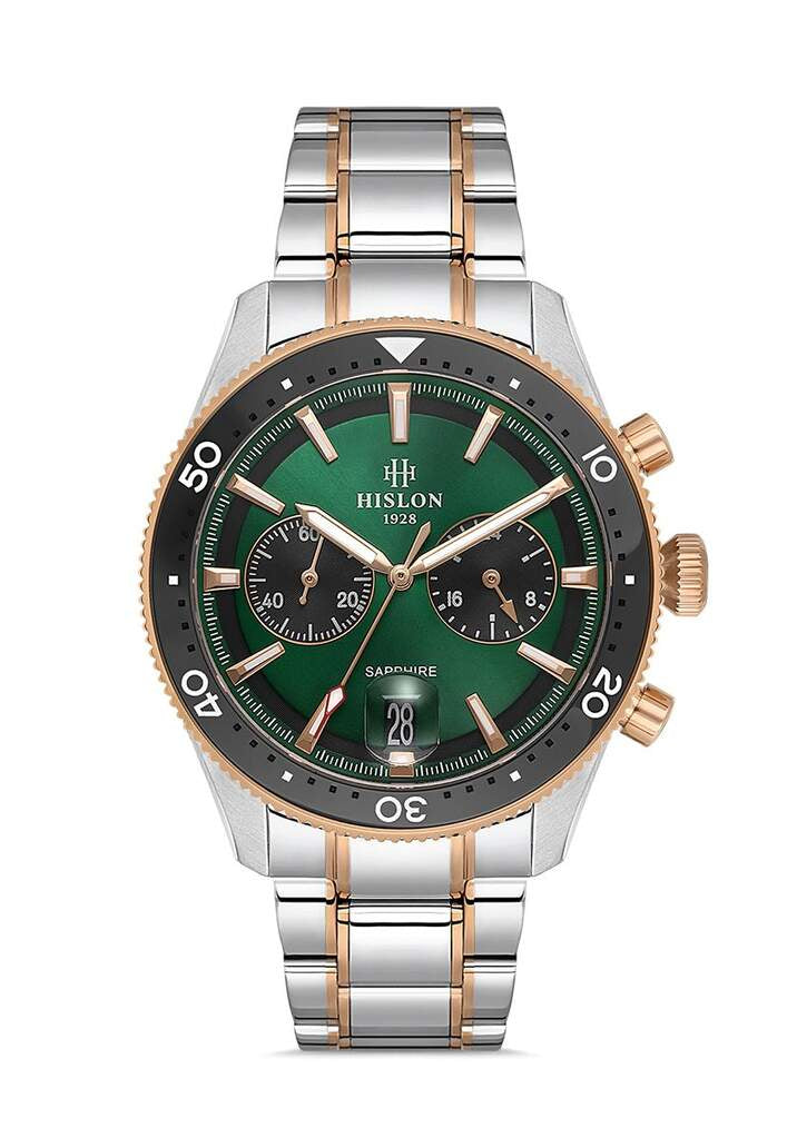 HİSLON ERKEK KOL SAATİ / ÇELİK - ROSE GOLD