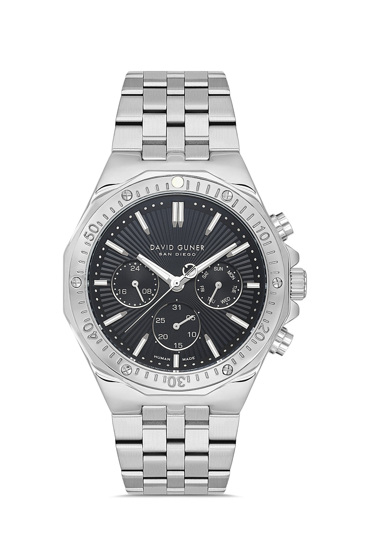DAVID GUNER ERKEK KOL SAATİ / GÜMÜŞ