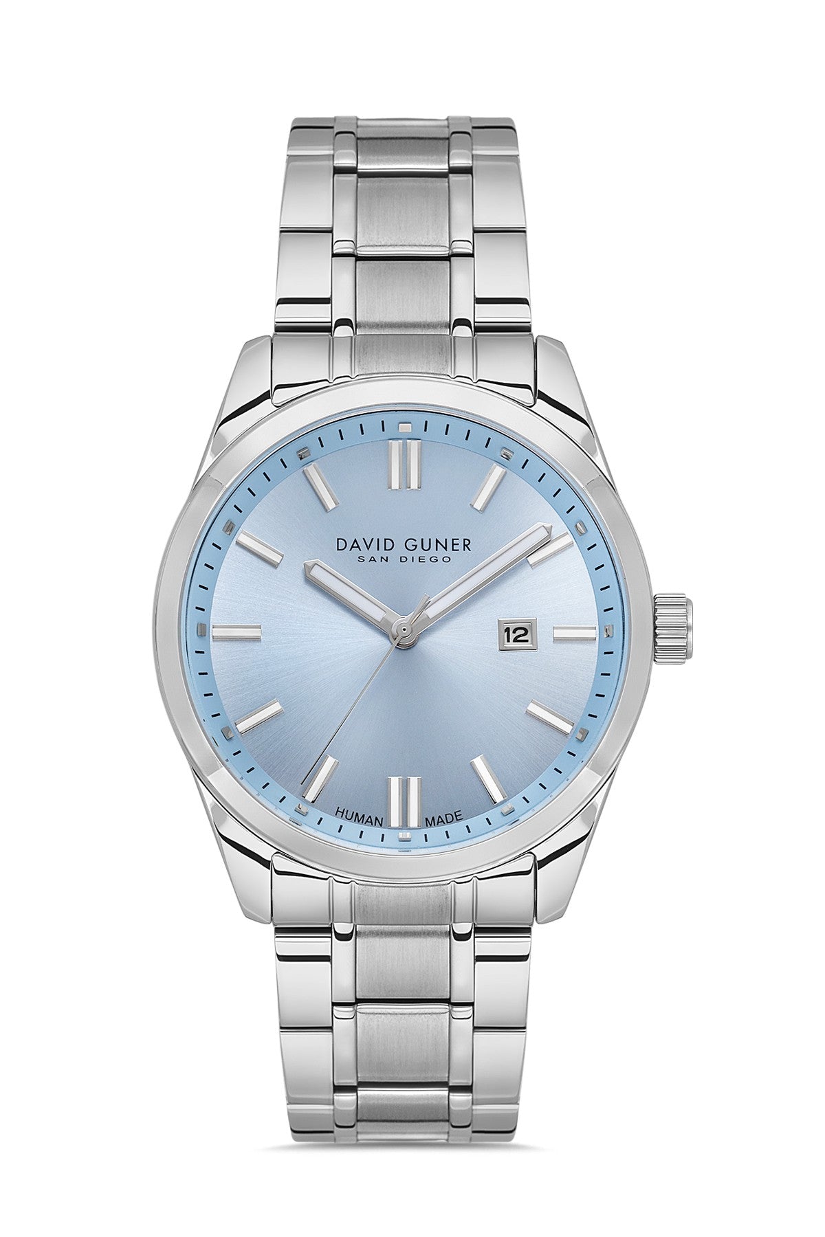 DAVID GUNER ERKEK KOL SAATİ / GÜMÜŞ