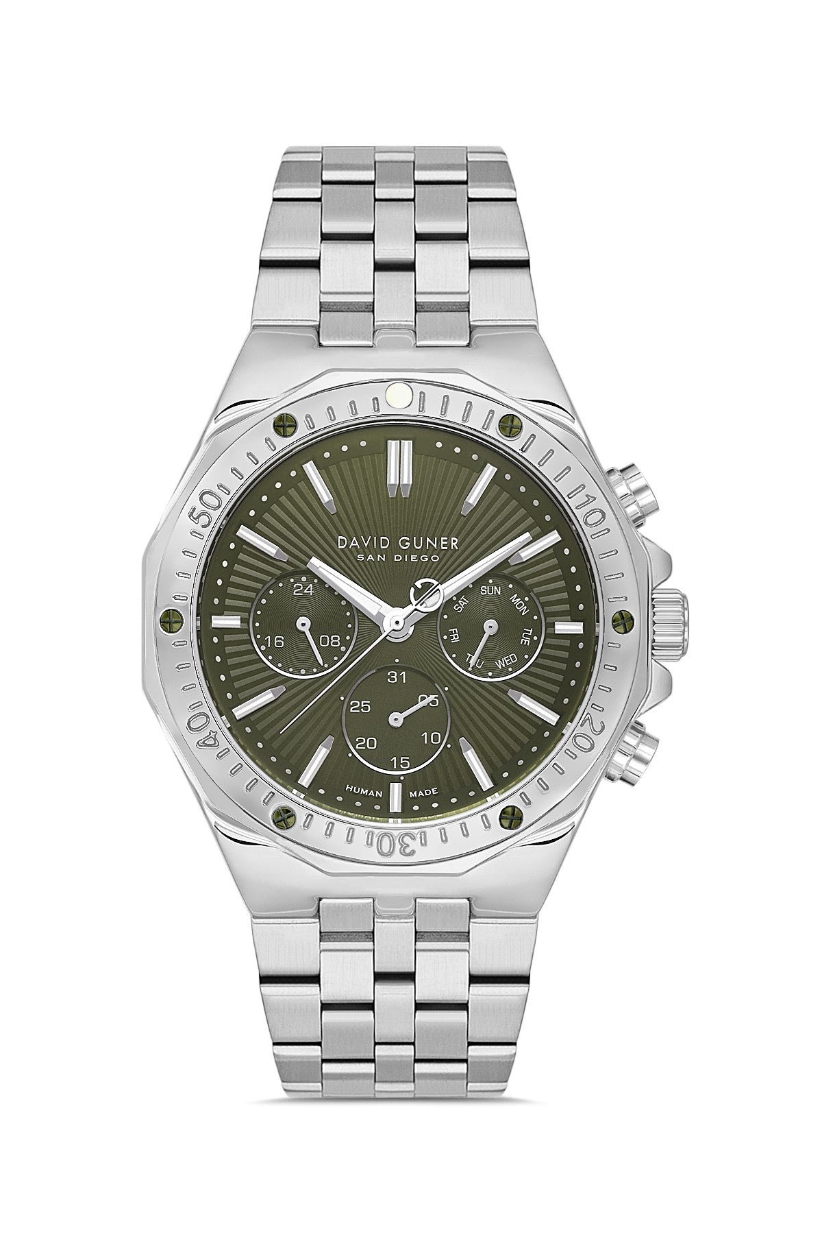 DAVID GUNER ERKEK KOL SAATİ / GÜMÜŞ