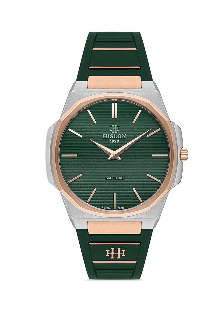 HISLON ERKEK KOL SAATİ / ÇELİK - ROSE GOLD