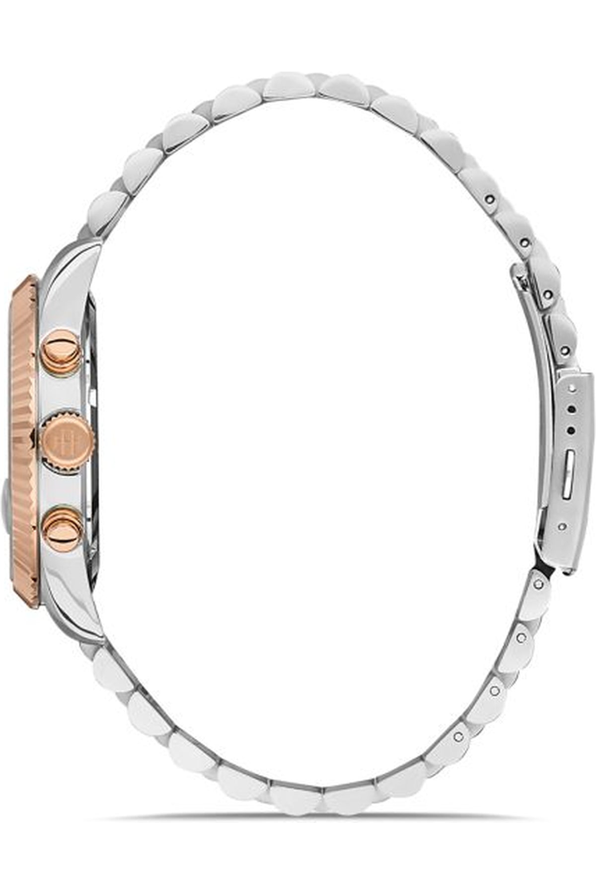 HISLON ERKEK KOL SAATİ / ÇELİK - ROSE GOLD