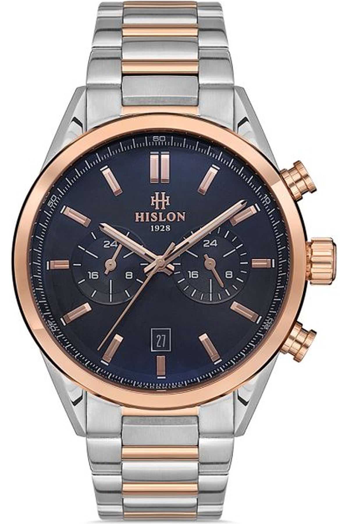 HİSLON ERKEK KOL SAATİ / ÇELİK - ROSE GOLD