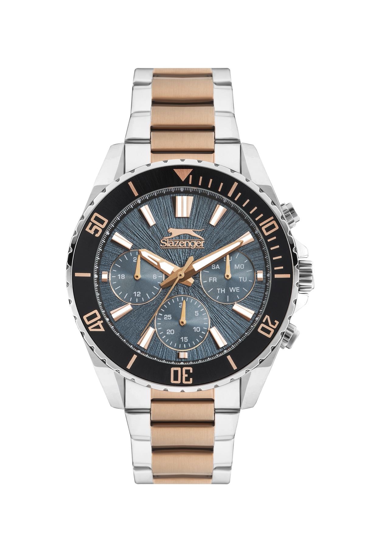 SLAZENGER ERKEK KOL SAATİ / SİLVER/ROSE GOLD