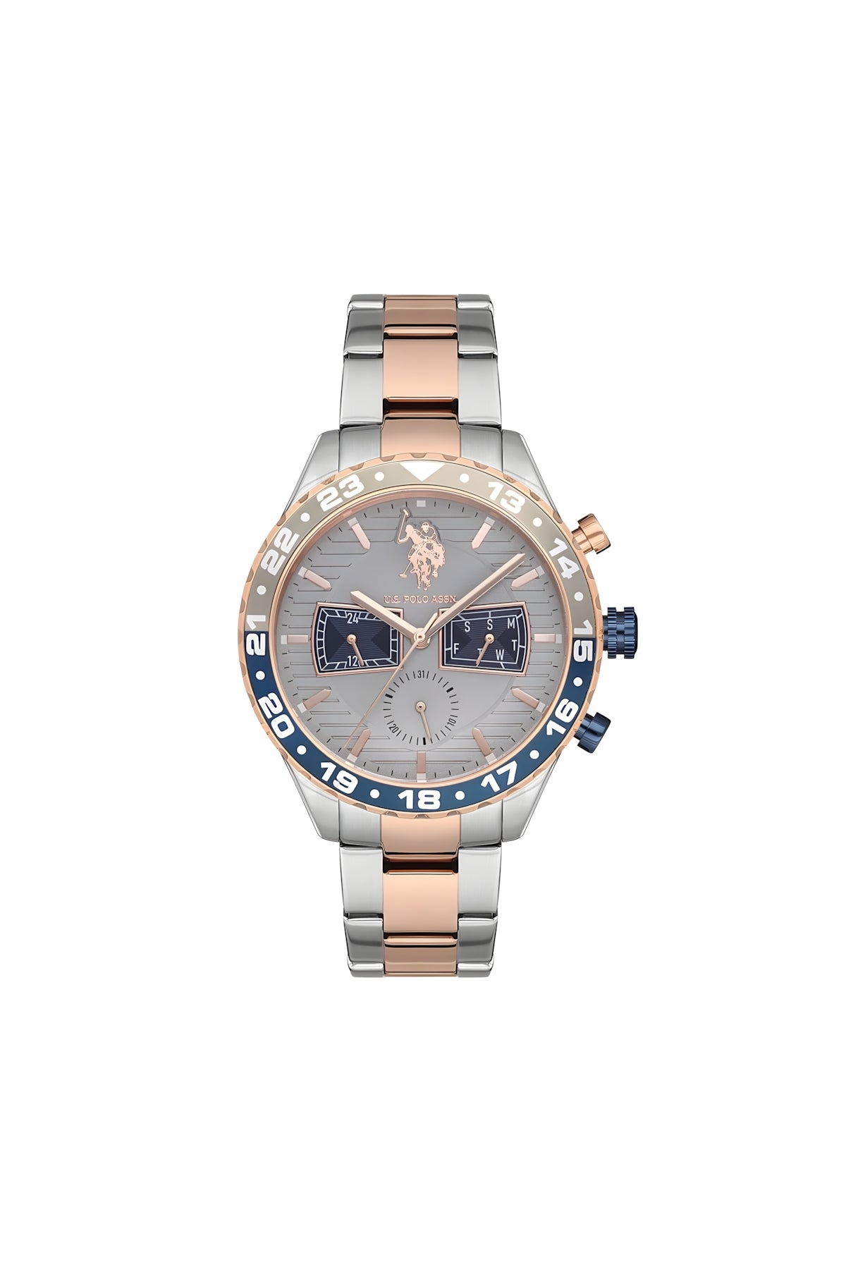 U.S. POLO ASSN. ERKEK KOL SAATİ / METALİK GRİ