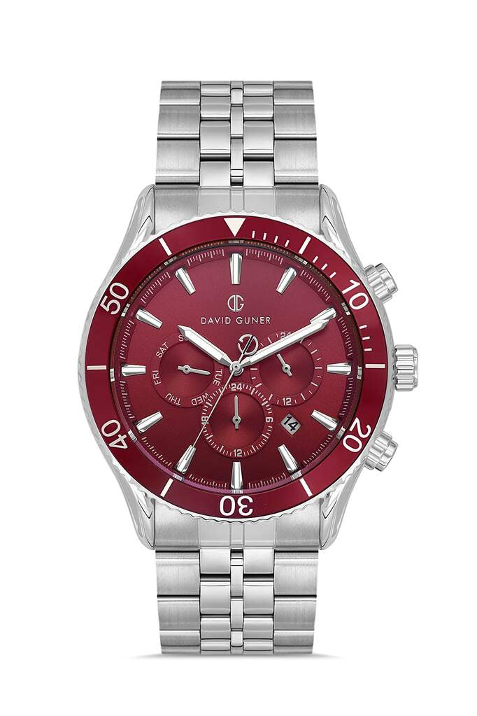 DAVID GUNER ERKEK KOL SAATİ / GÜMÜŞ