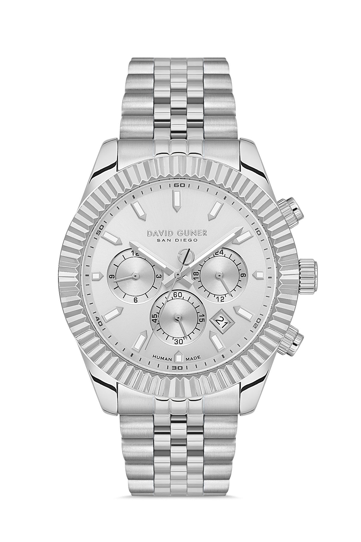 DAVID GUNER ERKEK KOL SAATİ / GÜMÜŞ