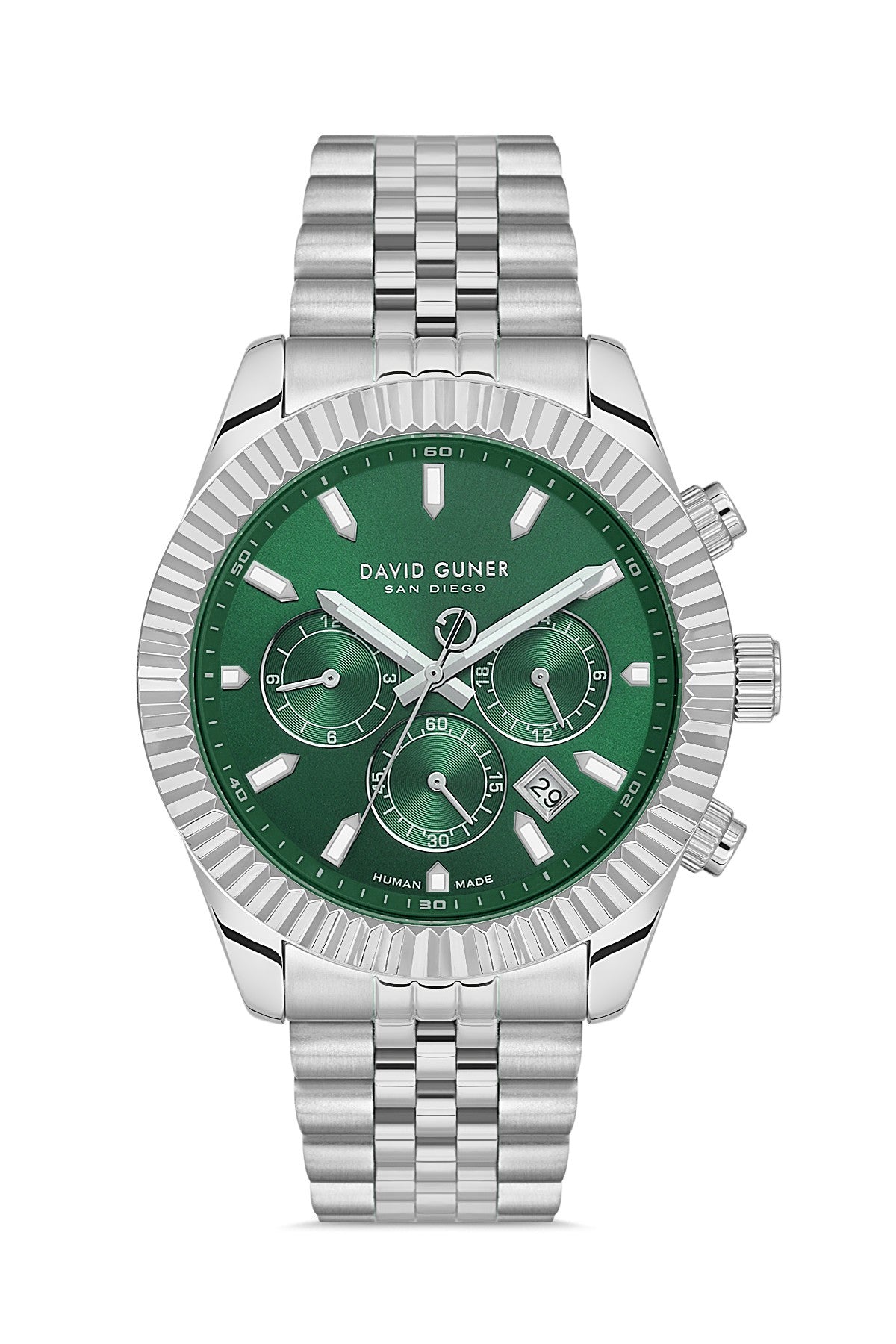 DAVID GUNER ERKEK KOL SAATİ / GÜMÜŞ