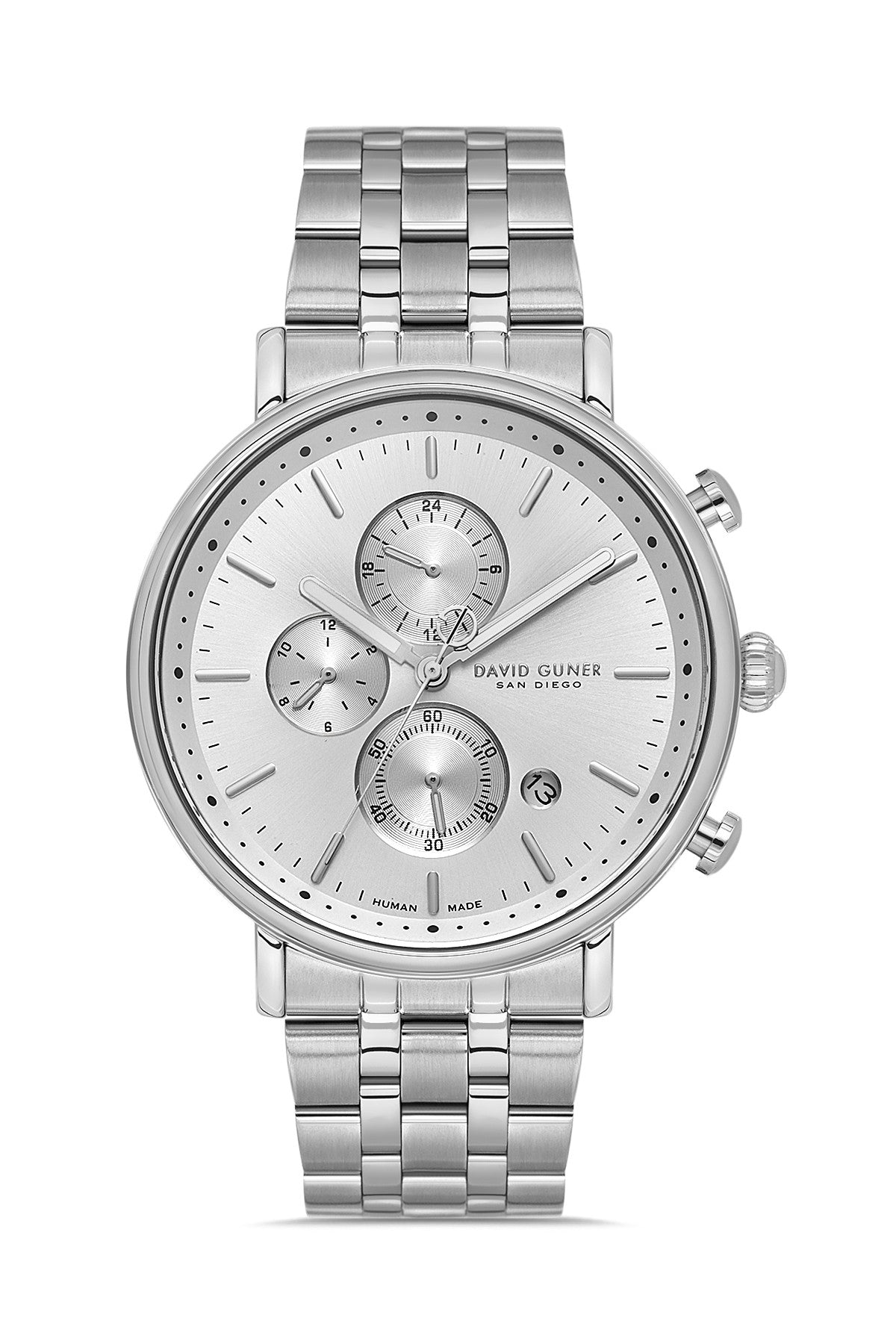 DAVID GUNER ERKEK KOL SAATİ / GÜMÜŞ