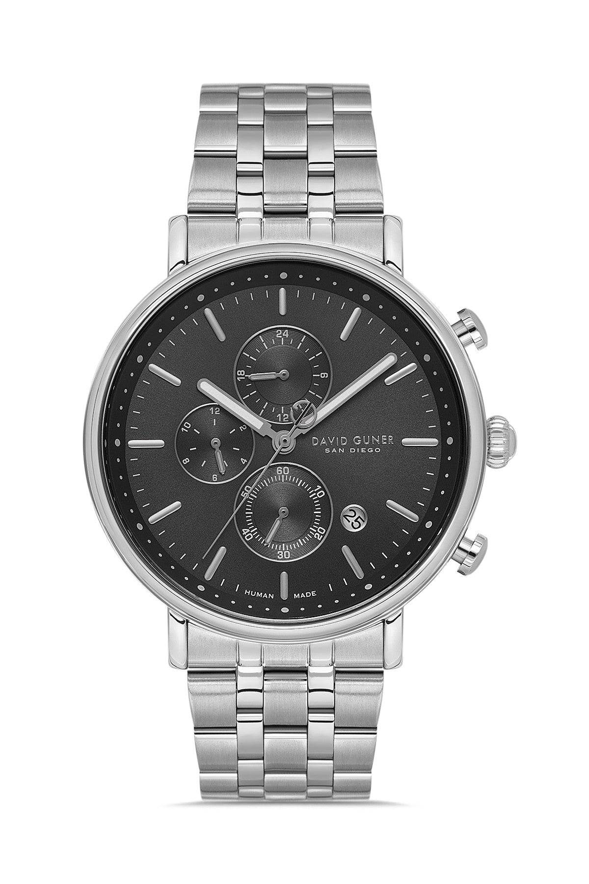 DAVID GUNER ERKEK KOL SAATİ / GÜMÜŞ