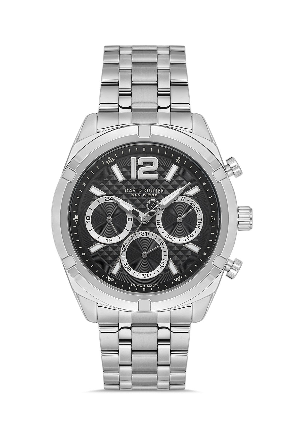 DAVID GUNER ERKEK KOL SAATİ / GÜMÜŞ