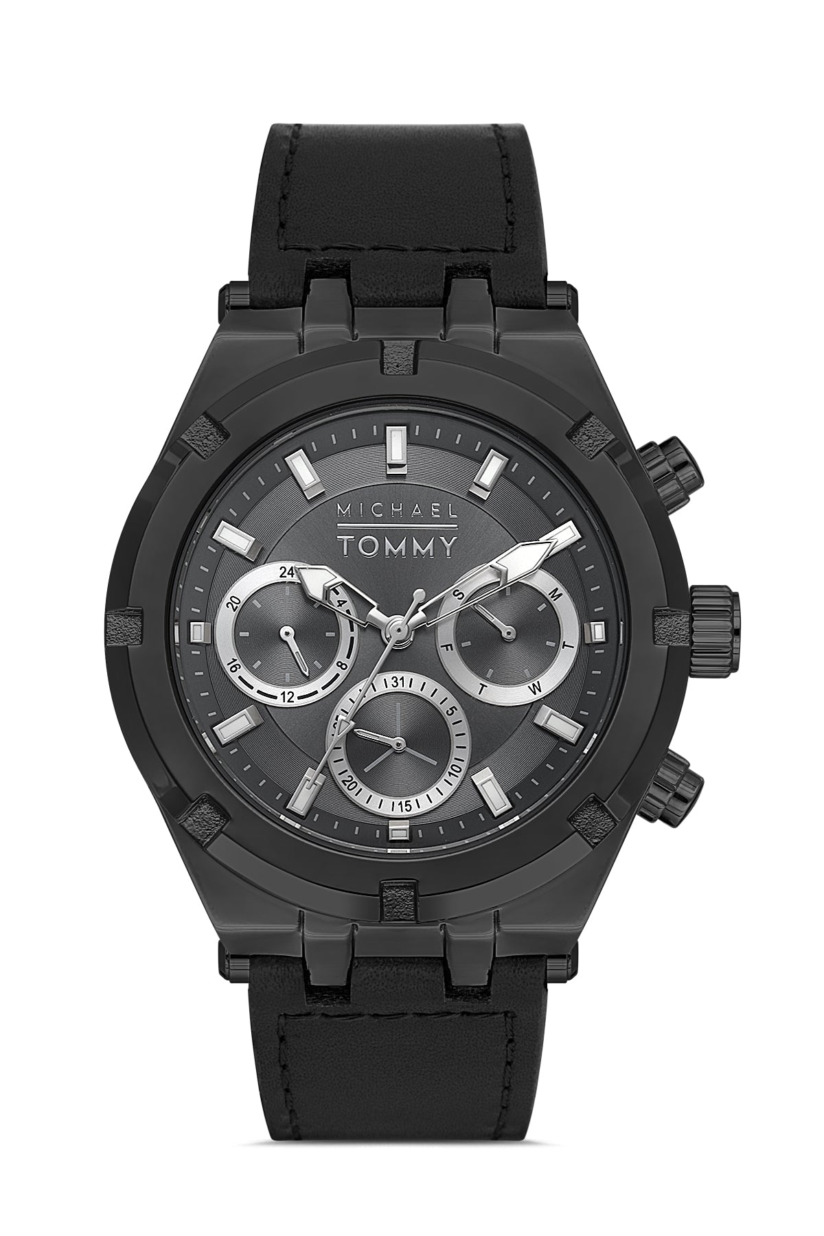 MICHAEL TOMMY ERKEK KOL SAATİ / SİYAH;GRİ