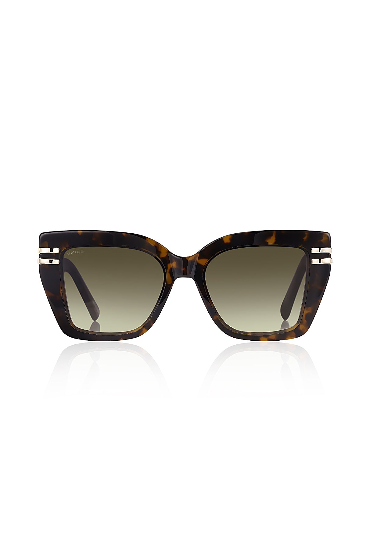 VIRTUE KADIN GÜNEŞ GÖZLÜĞÜ / ALACA KAHVERENGİ