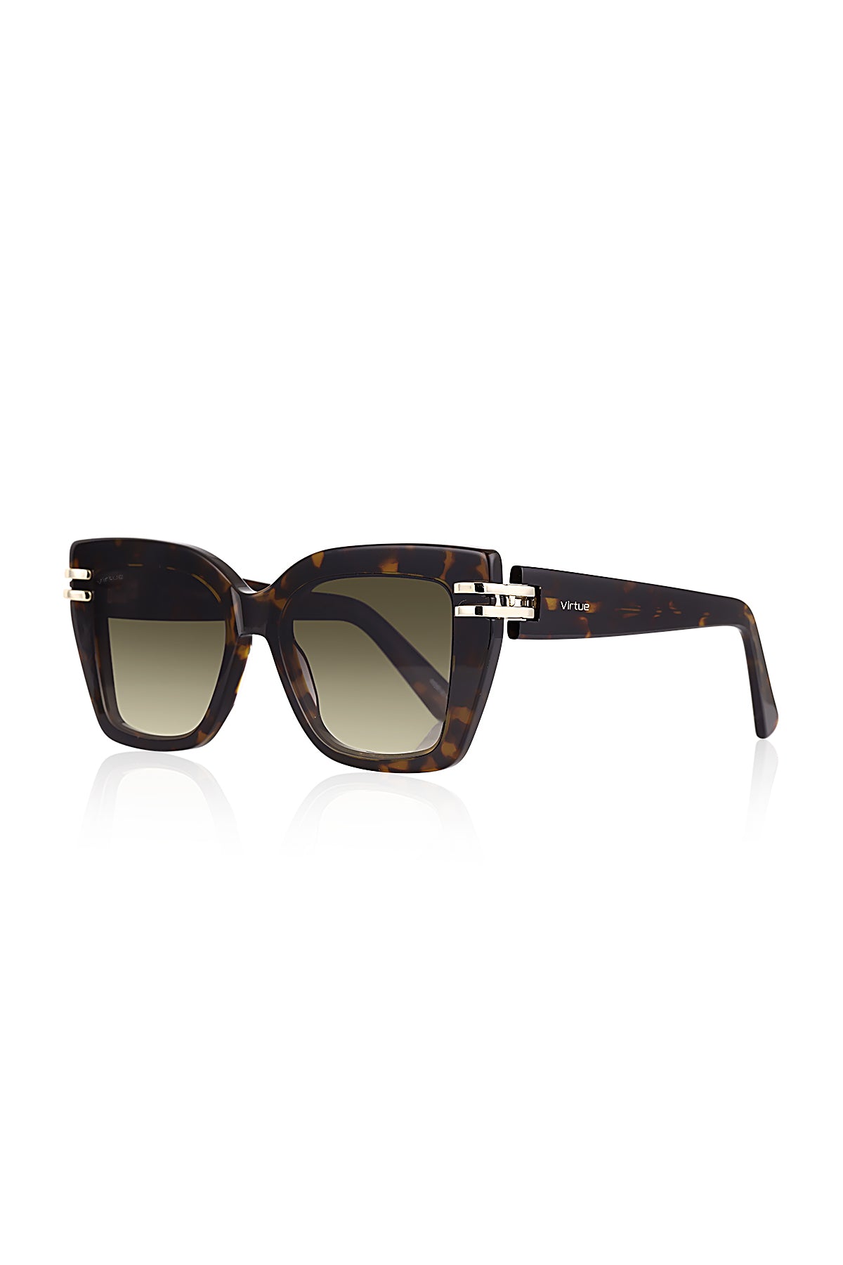 VIRTUE KADIN GÜNEŞ GÖZLÜĞÜ / ALACA KAHVERENGİ