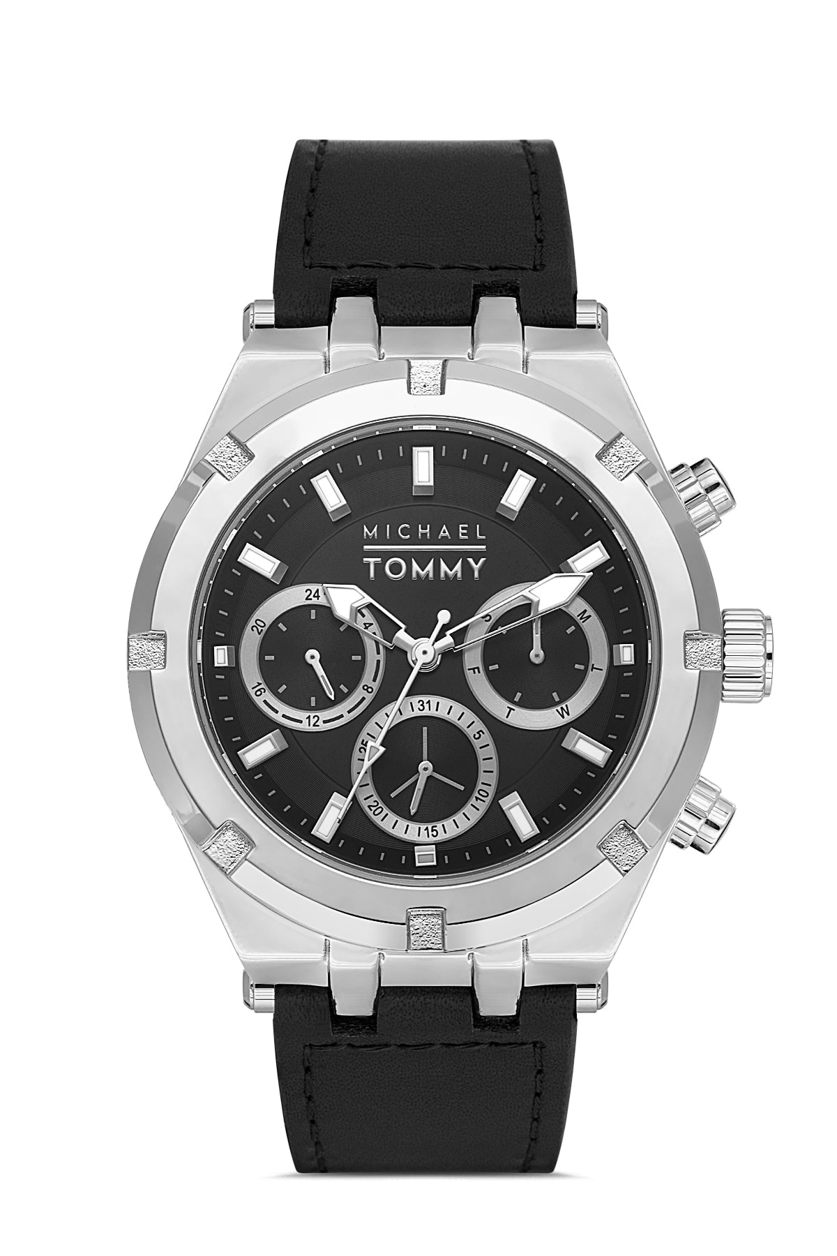 MICHAEL TOMMY ERKEK KOL SAATİ / SİYAH;BEYAZ