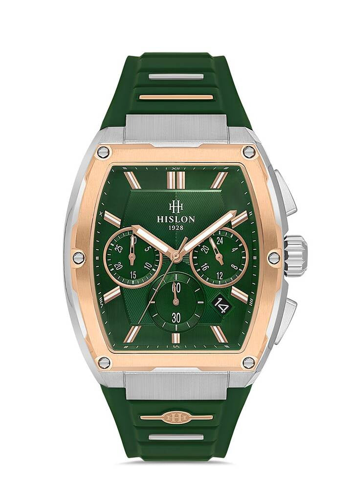 HİSLON ERKEK KOL SAATİ / ÇELİK - ROSE GOLD
