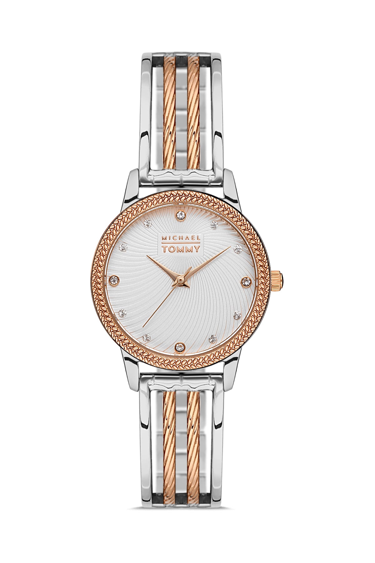 MICHAEL TOMMY Kadın KOL SAATİ / GÜMÜŞ  -  ROSE GOLD