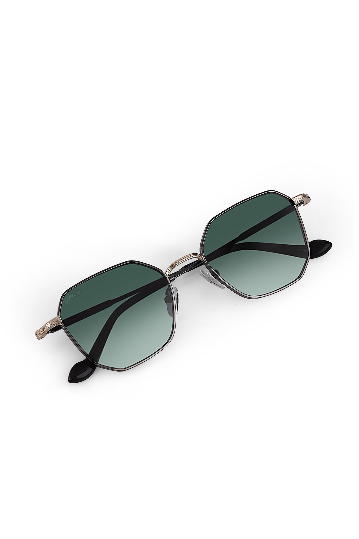 VIRTUE UNISEX GÜNEŞ GÖZLÜĞÜ / FÜME  -  ALTIN