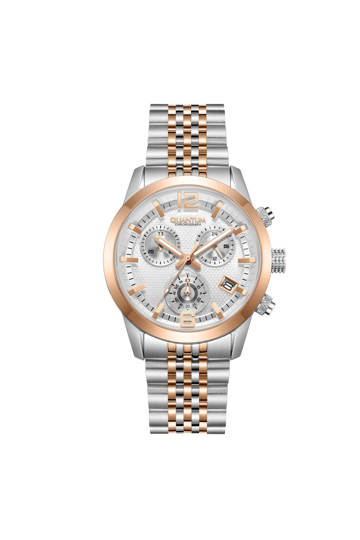 QUANTUM Erkek KOL SAATİ / SİLVER - ROSE GOLD