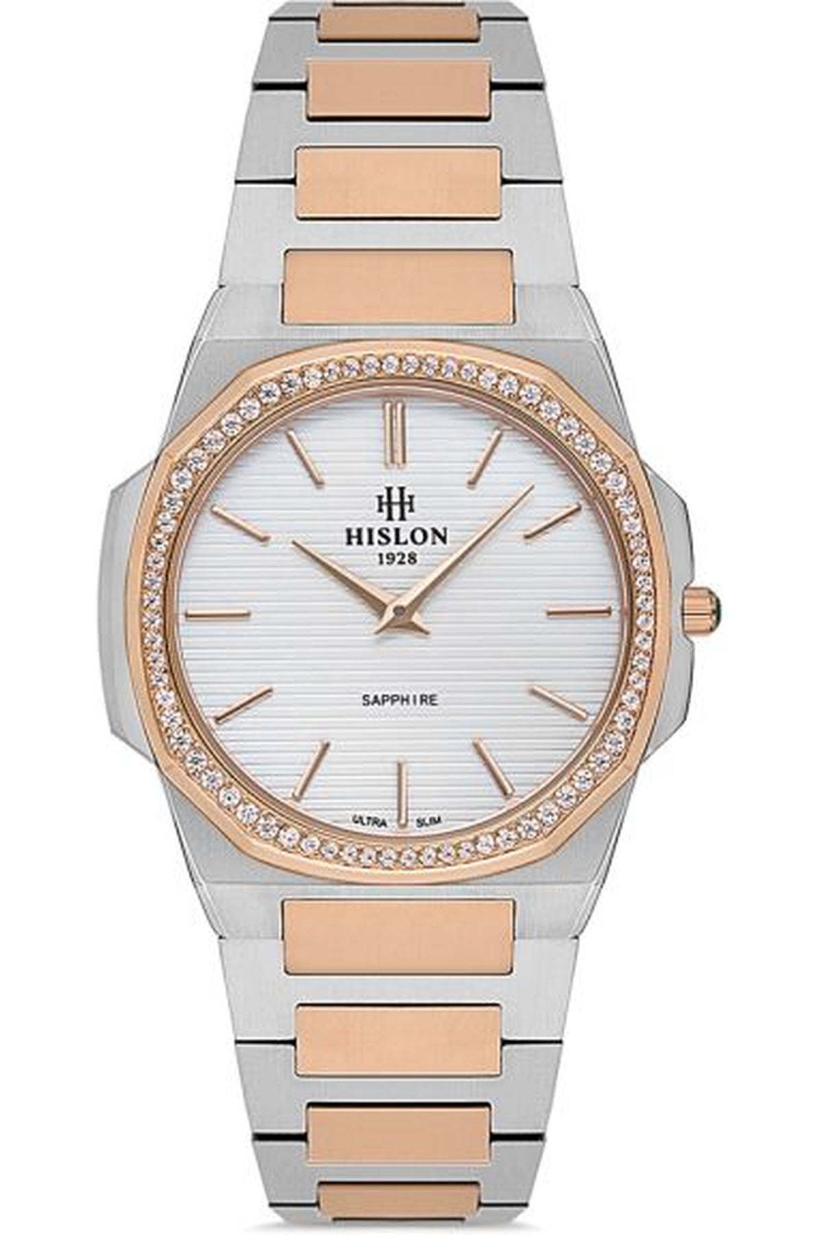 HISLON KADIN KOL SAATİ / ÇELİK  -  ROSE GOLD