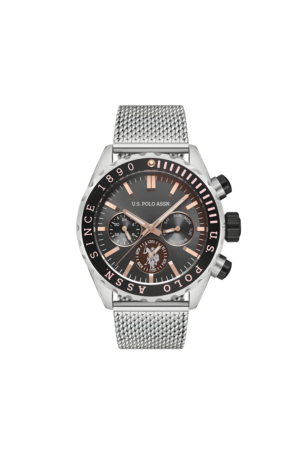 U.S. POLO ASSN. ERKEK KOL SAATİ / METALİK GRİ