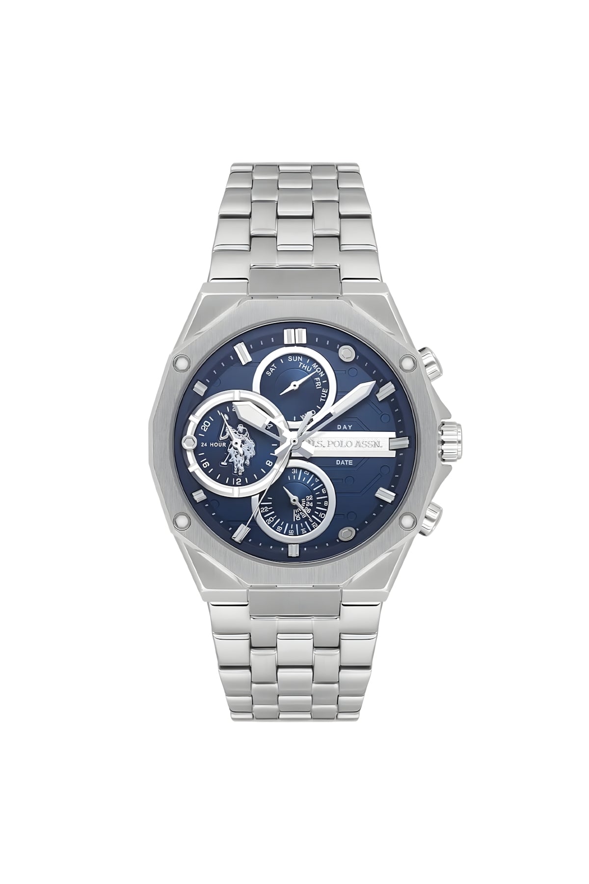 U.S. POLO ASSN. ERKEK KOL SAATİ / METALİK GRİ